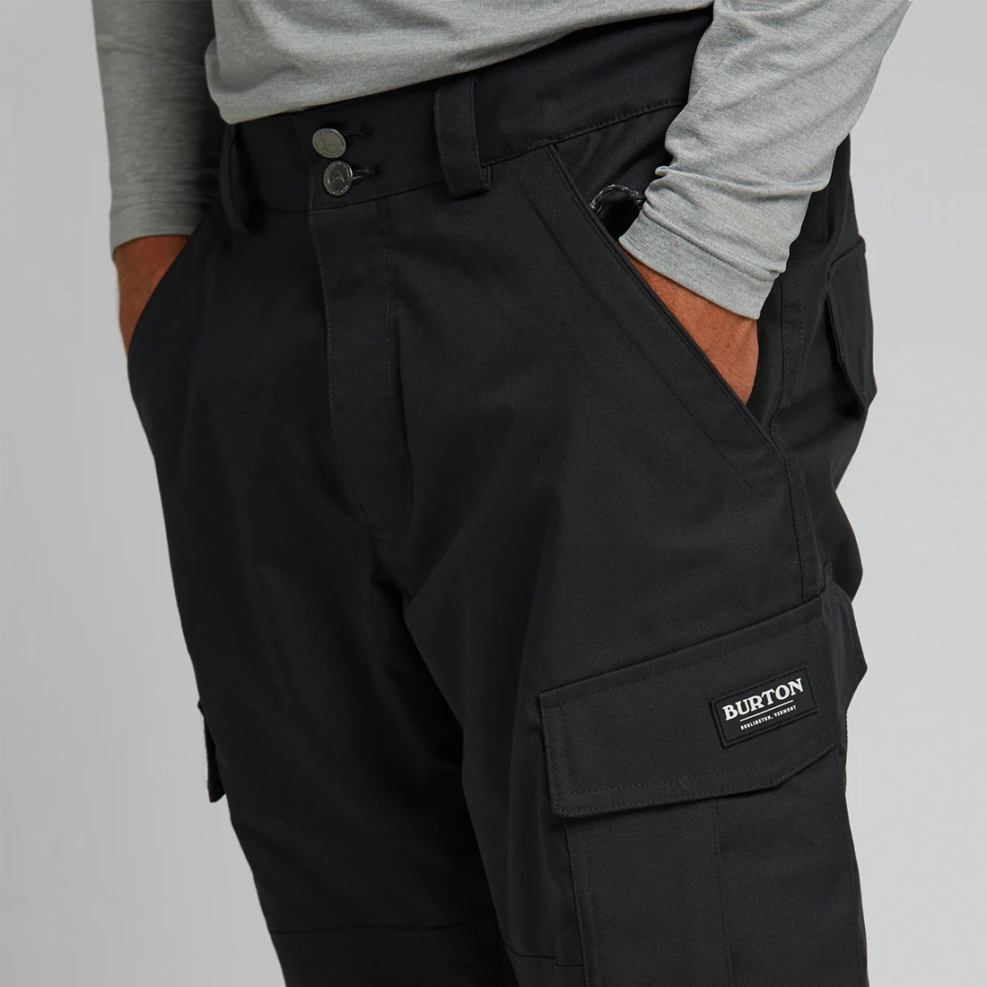 BURTON Relaxed Fit Cargo Pant - True Black - Image 4