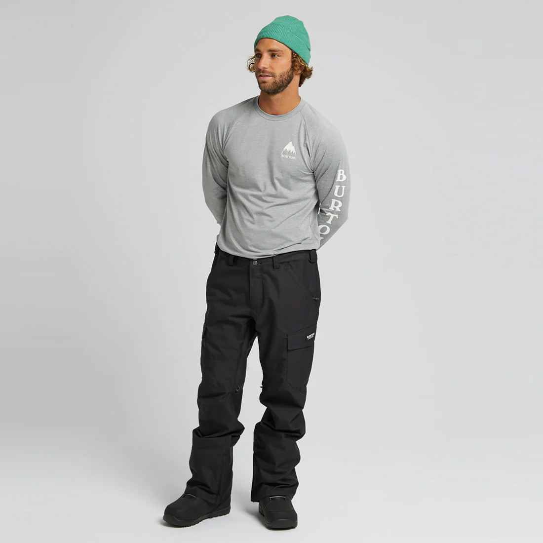 BURTON Relaxed Fit Cargo Pant - True Black - Image 7