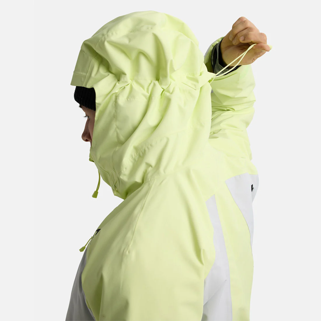 BURTON Reserve 2L 3-In-1 Jacket 2026 - Glow Yellow Green/Gray Cloud - Image 4