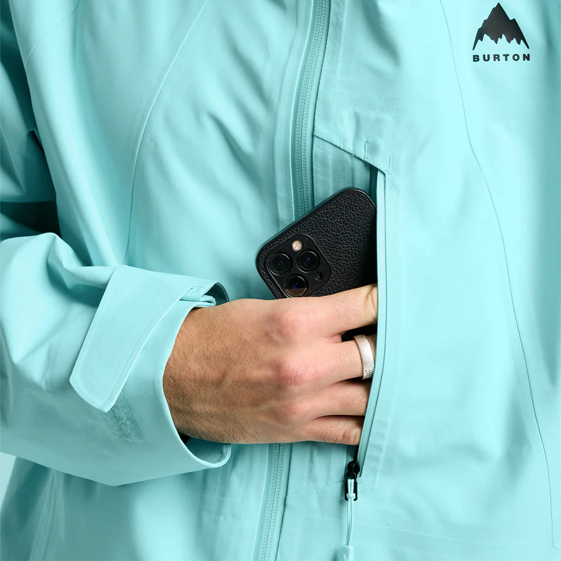 BURTON Reserve 3L Jacket - Light Teal - Image 3