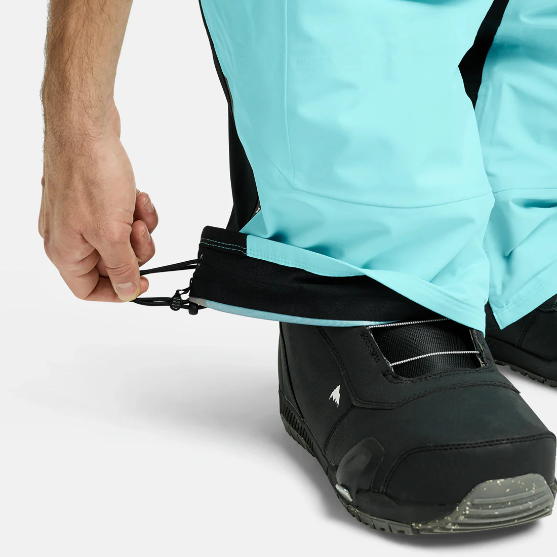 BURTON Reserve 3L Pant - Light Teal/True Black - Image 4
