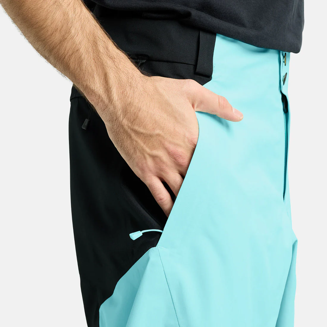 BURTON Reserve 3L Pant - Light Teal/True Black - Image 5