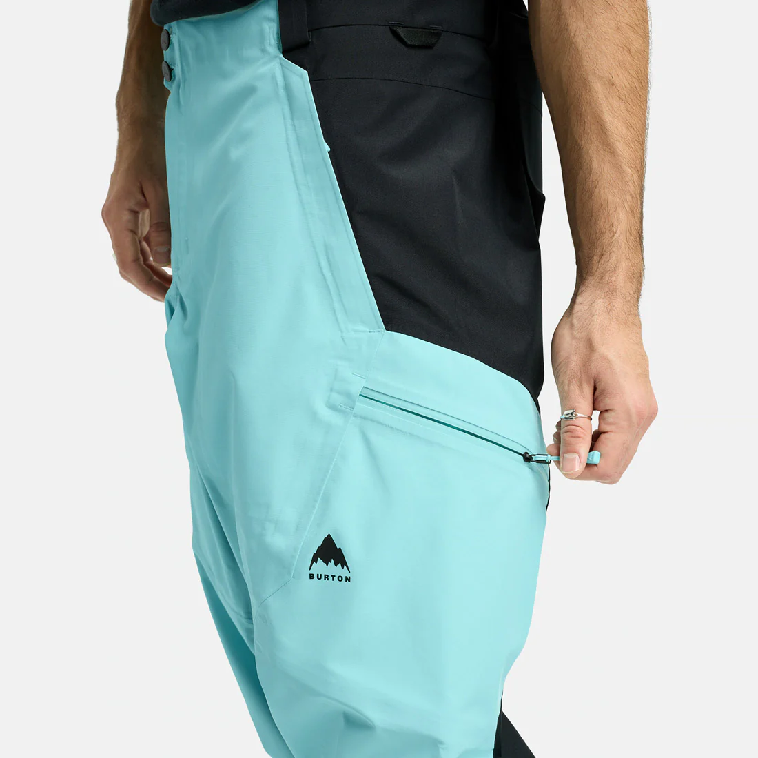 BURTON Reserve 3L Pant - Light Teal/True Black - Image 6