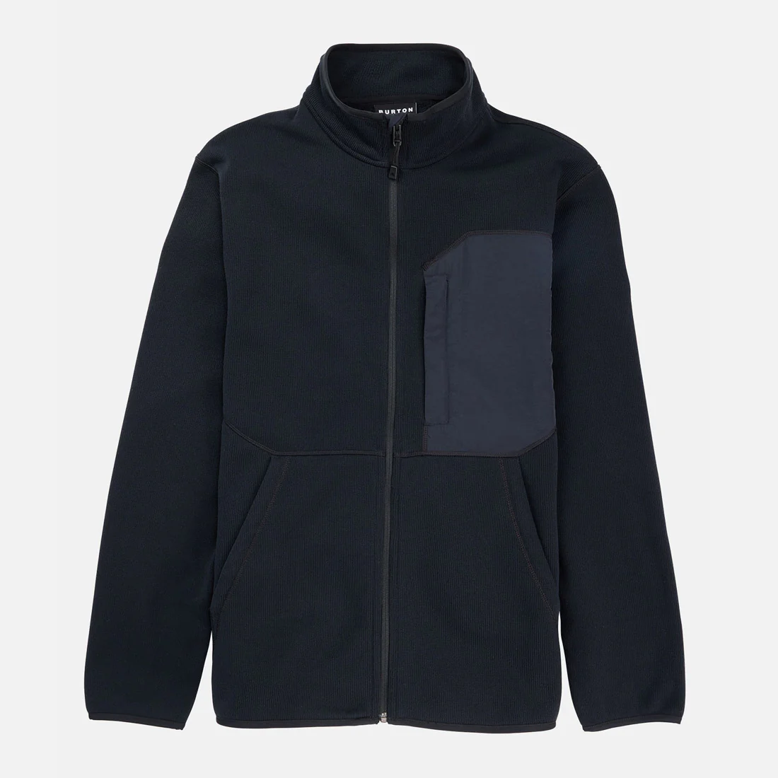 BURTON Runin Fleece Full Zip - True Black - Image 5