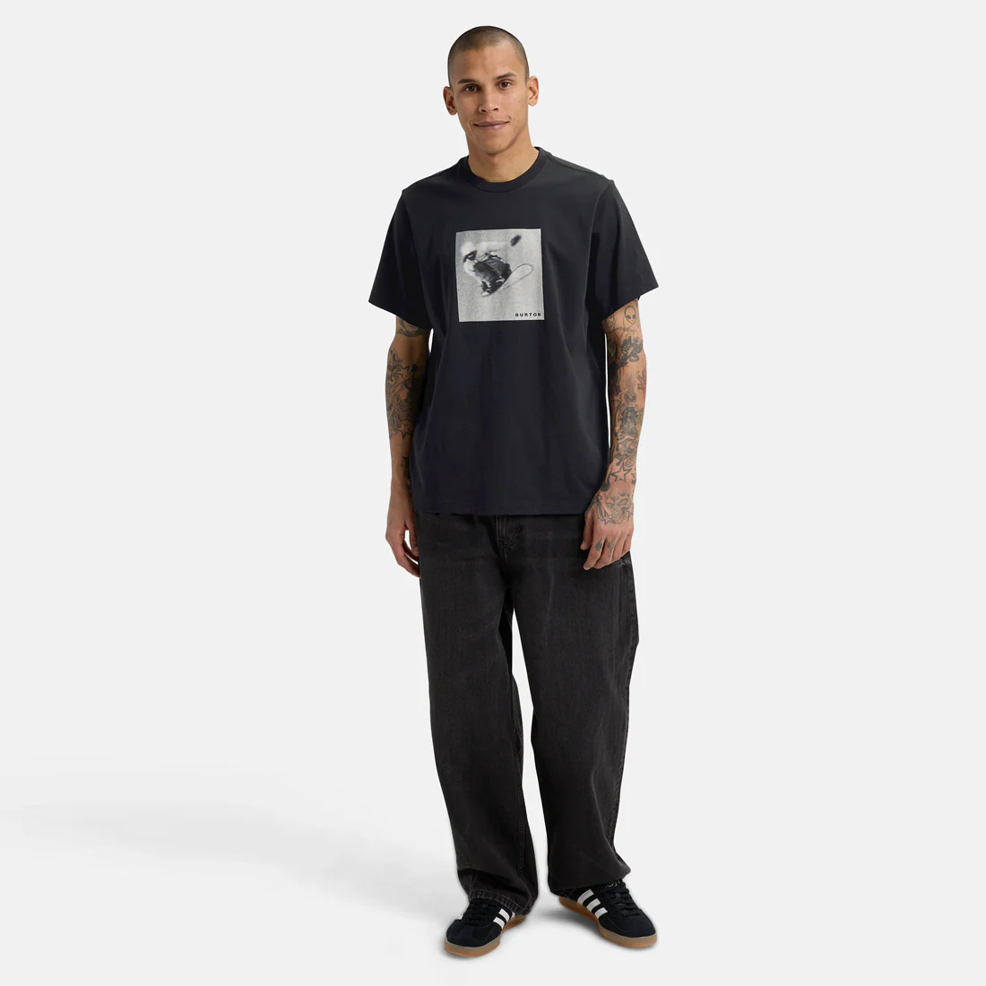 BURTON Sidehit Tee - True Black - Image 6