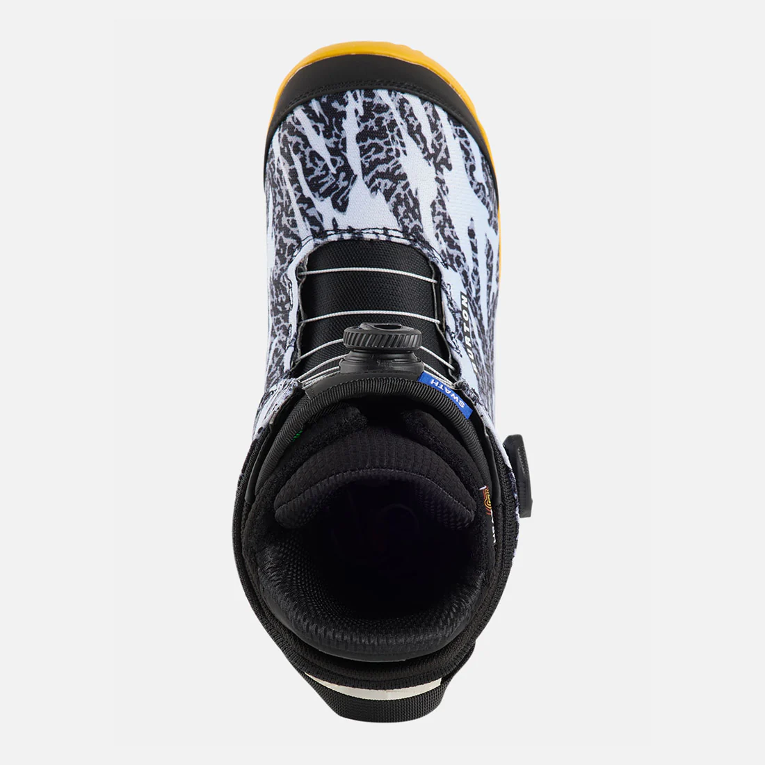 BURTON Swath Boa Boots 2025 - Zebra/Goldenrod - Image 5