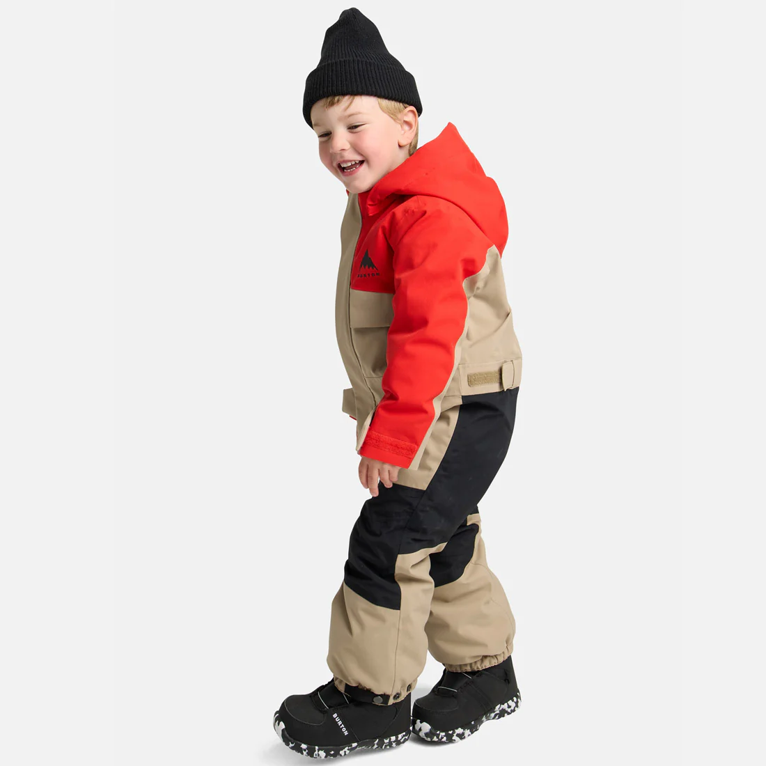 BURTON Toddlers' 2L One Piece 2026 - Flame Scarlet/Summit Taupe - Image 2