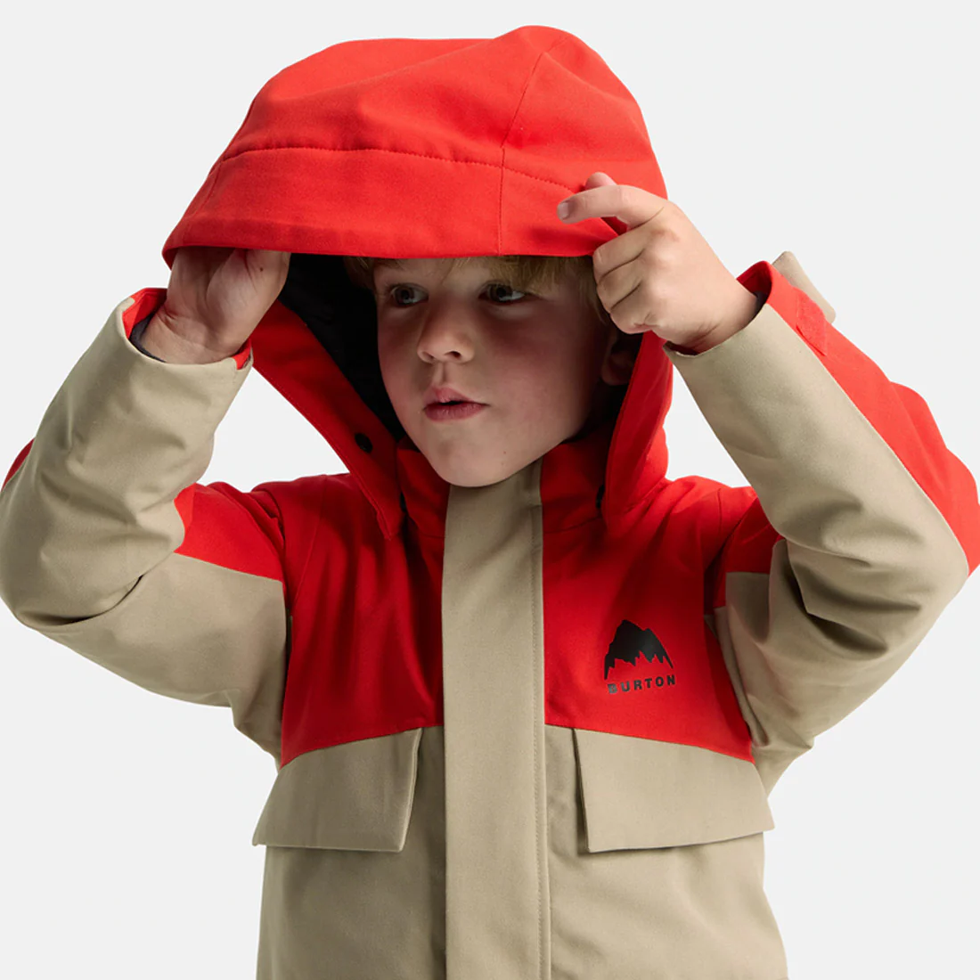 BURTON Toddlers' 2L One Piece 2026 - Flame Scarlet/Summit Taupe - Image 4