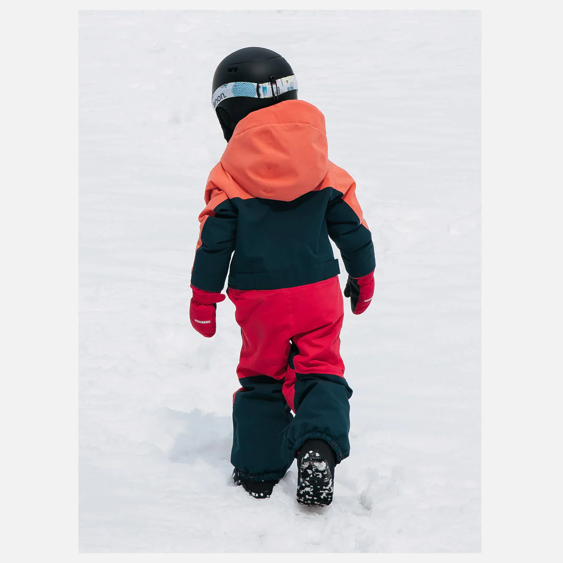 BURTON Toddlers' 2L One Piece 2026 - Peach Echo/Deep Emerald - Image 3