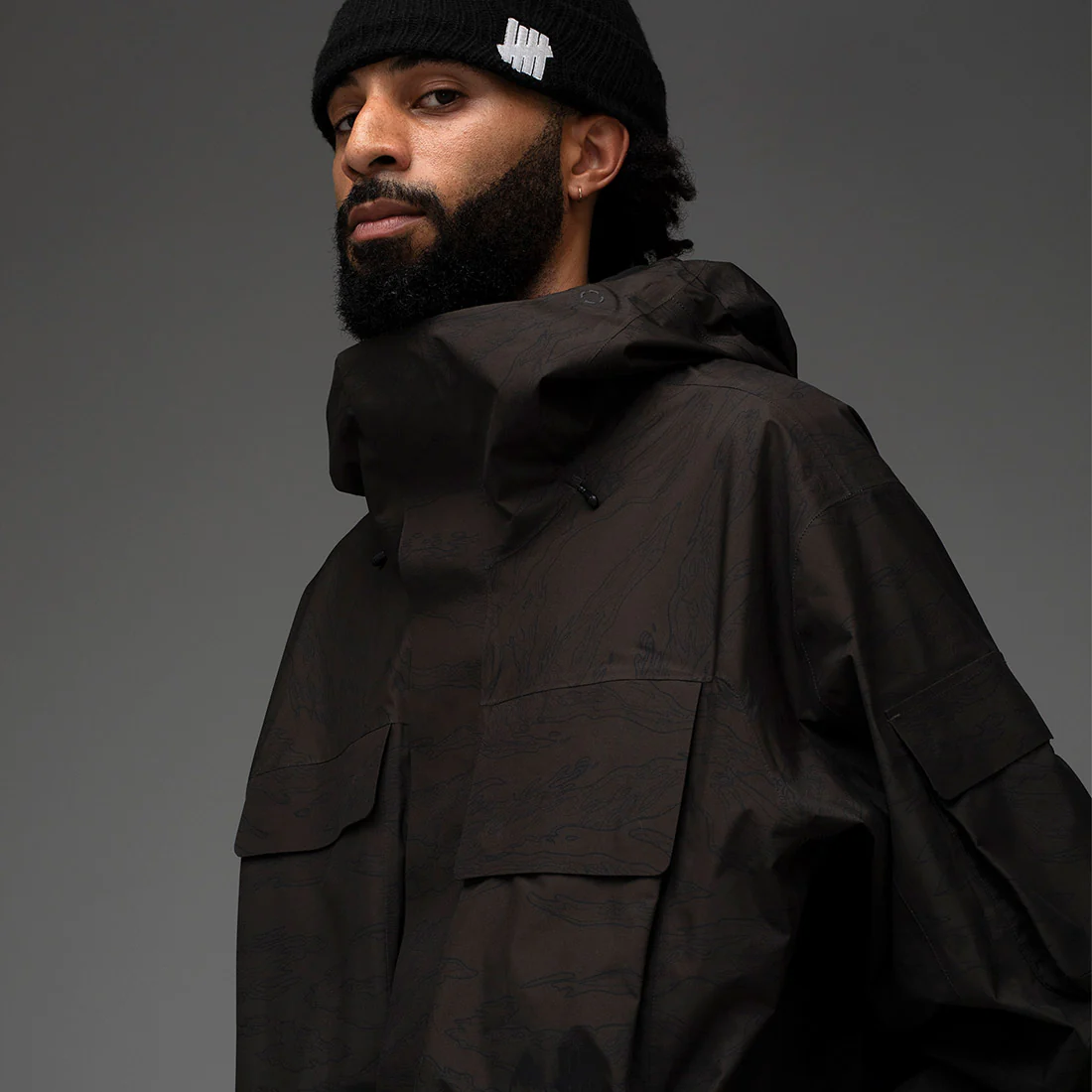 BURTON UNDEFEATED Gore-Tex 2L Jacket - Charcoal Camo - Image 4