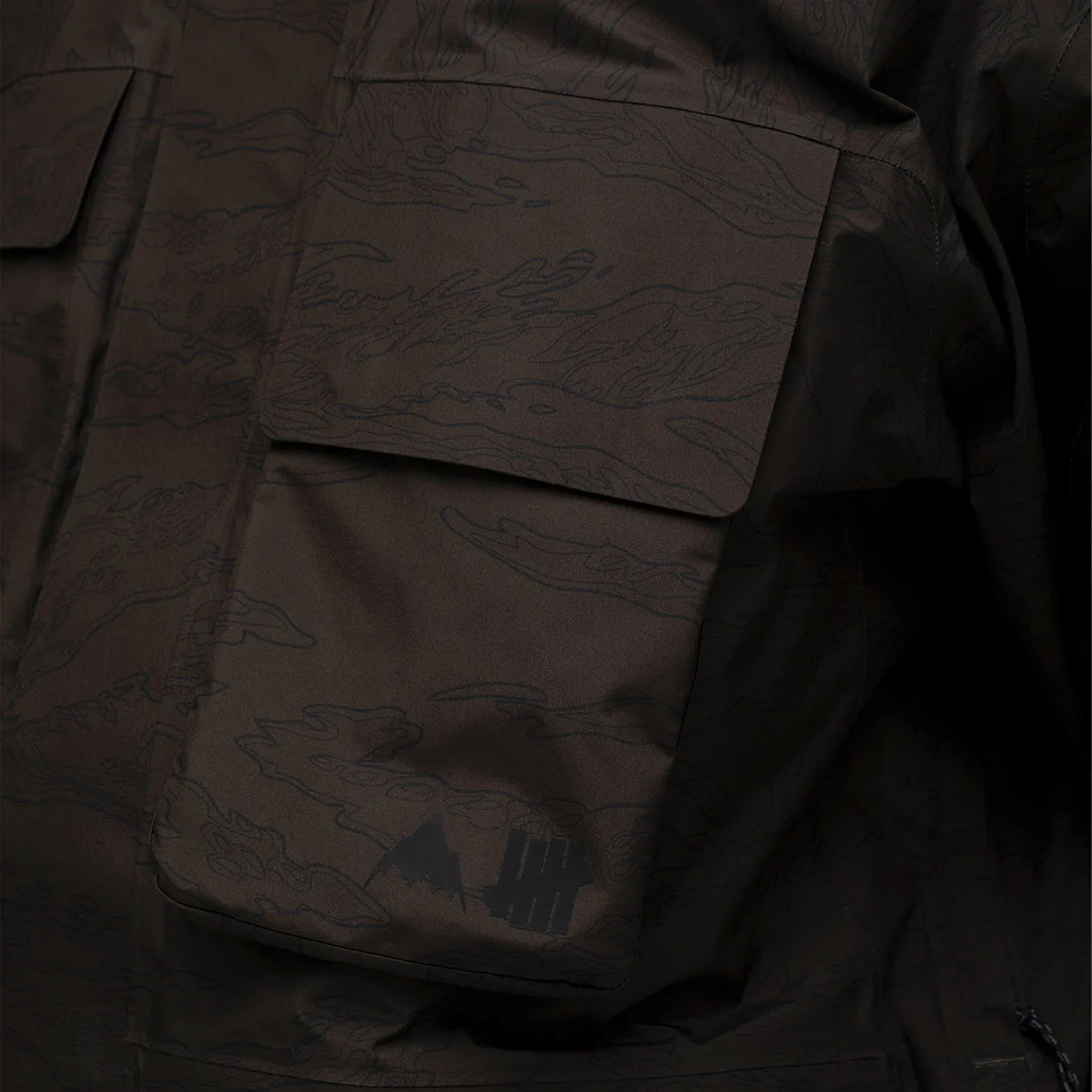 BURTON UNDEFEATED Gore-Tex 2L Jacket - Charcoal Camo - Image 5