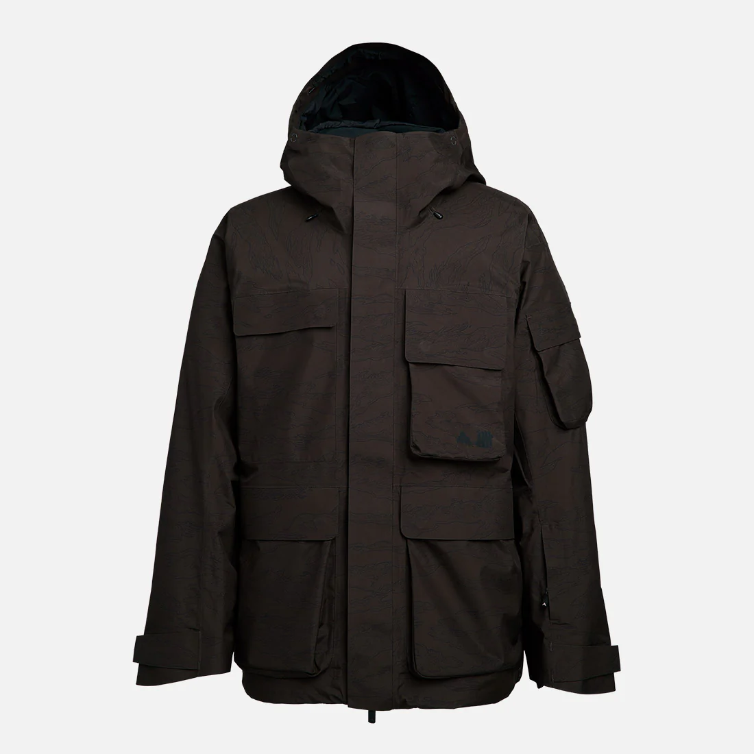 BURTON UNDEFEATED Gore-Tex 2L Jacket - Charcoal Camo - Image 6