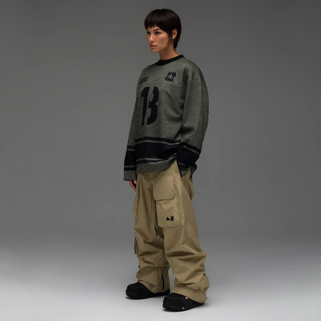 BURTON UNDEFEATED Jersey - Olive Camo - Image 3