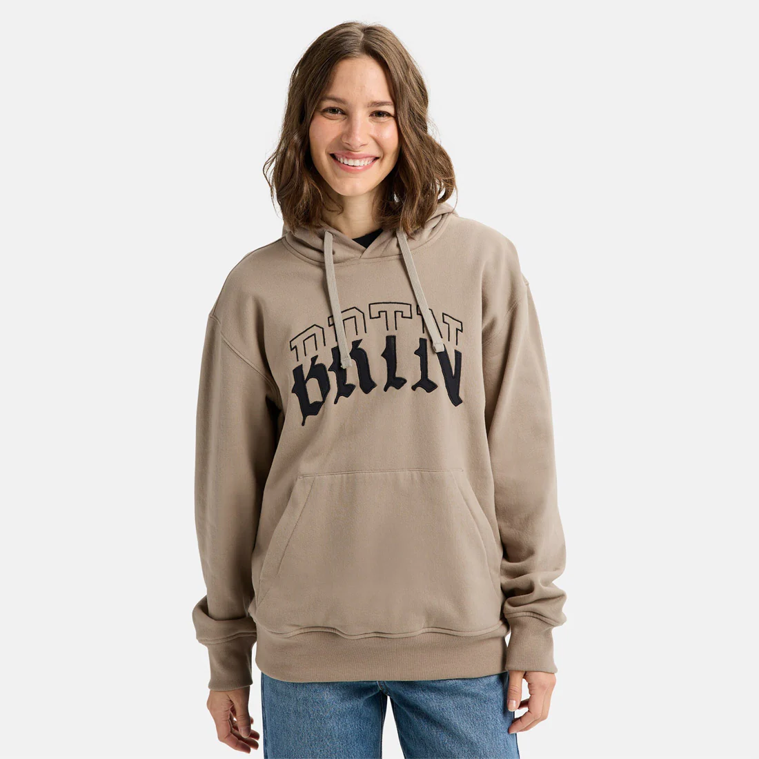 BURTON Varsity Pullover Hood - Summit Taupe - Image 2