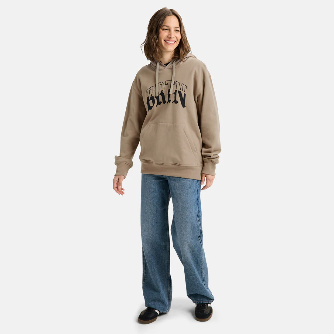 BURTON Varsity Pullover Hood - Summit Taupe - Image 6