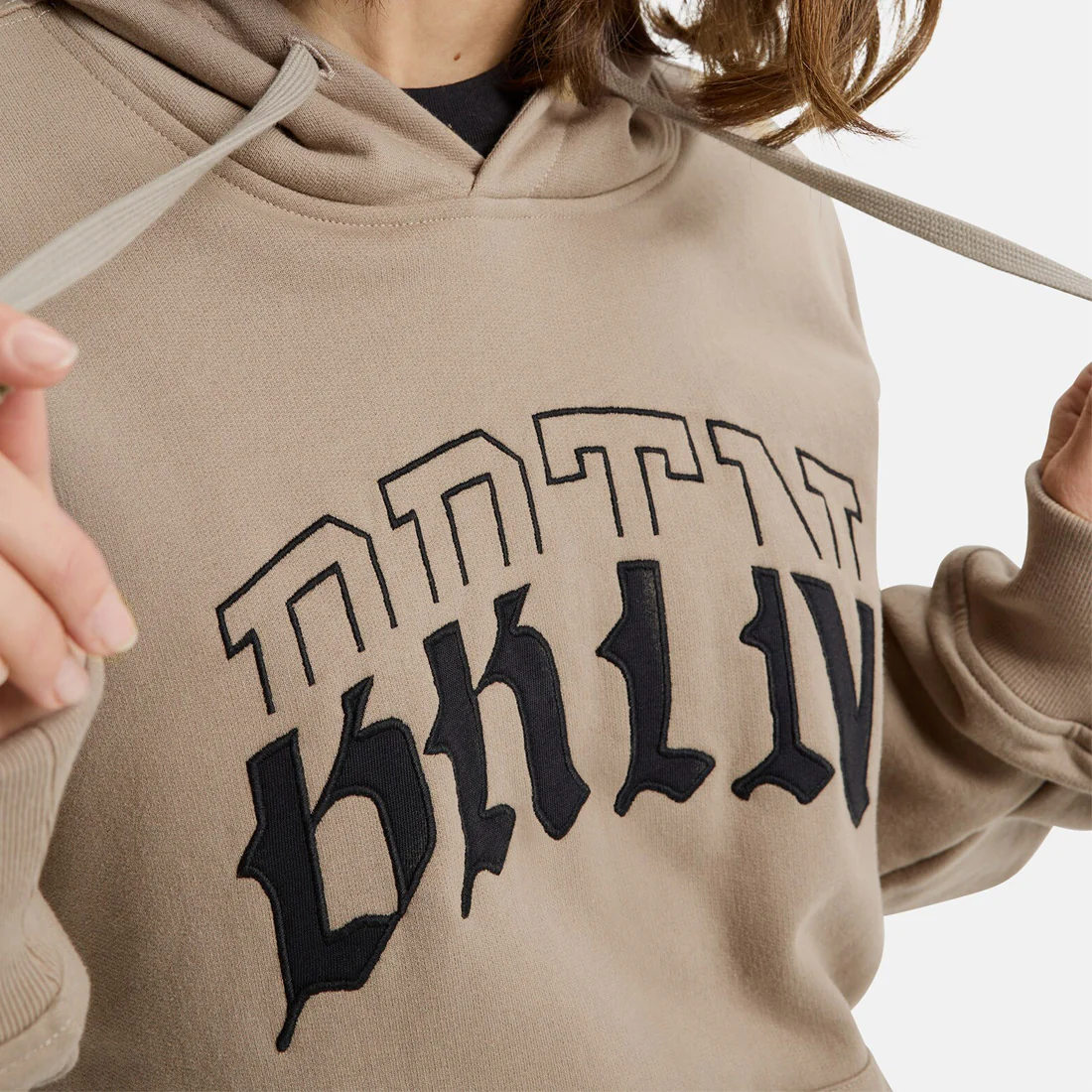 BURTON Varsity Pullover Hood - Summit Taupe - Image 7