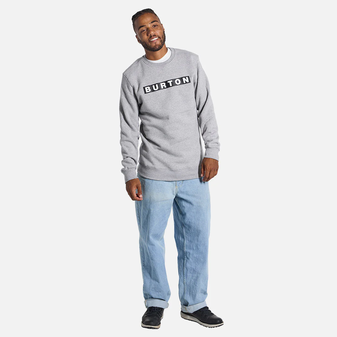 BURTON Vault Crew - Gray Heather - Image 3