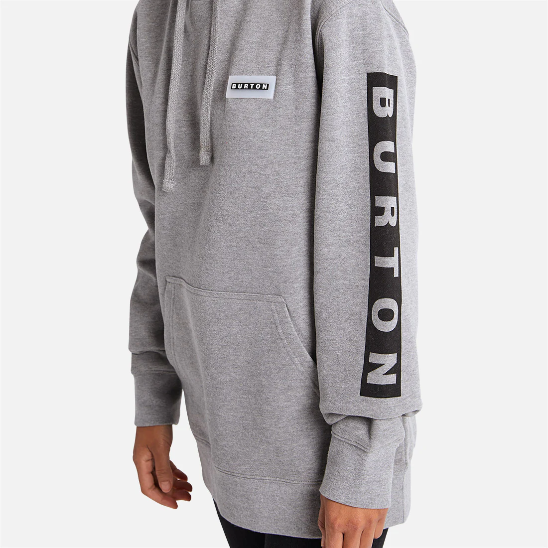 BURTON Vault Pullover Hood - Gray Heather - Image 3