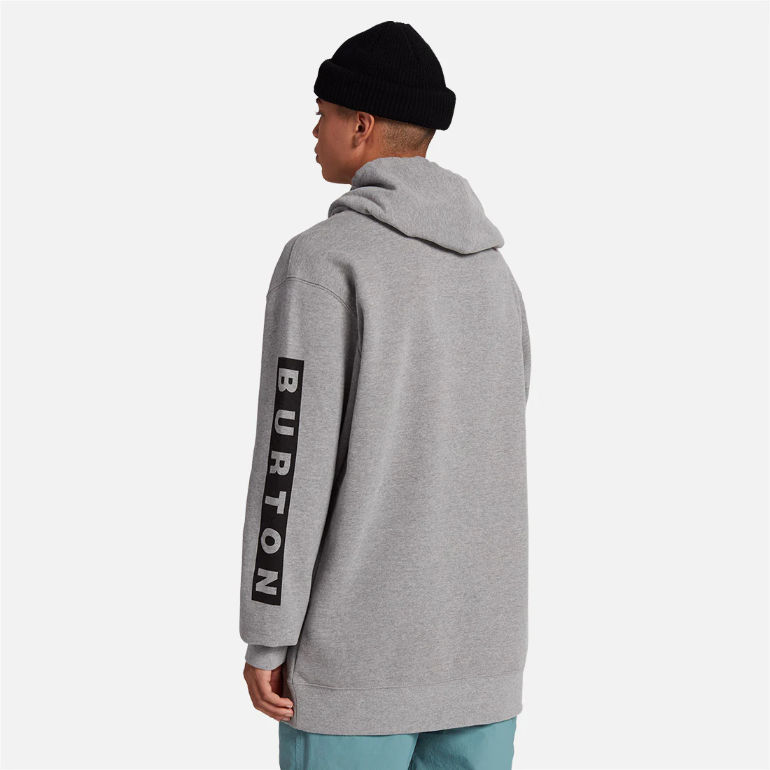 BURTON Vault Pullover Hood - Gray Heather - Image 6