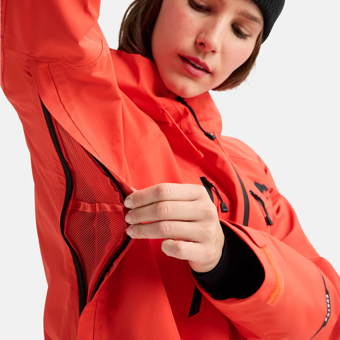BURTON Women's Gore-Tex 2L Reserve Insulated Jacket 2026 - Fiesta Red - Image 7