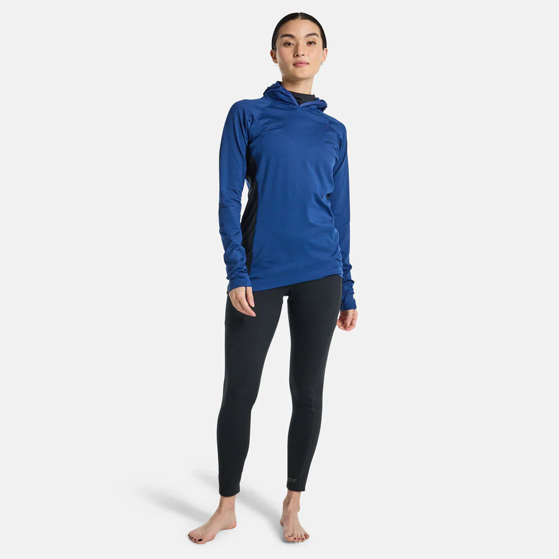 BURTON Women's Midweight X Base Layer Pants - True Black - Image 3