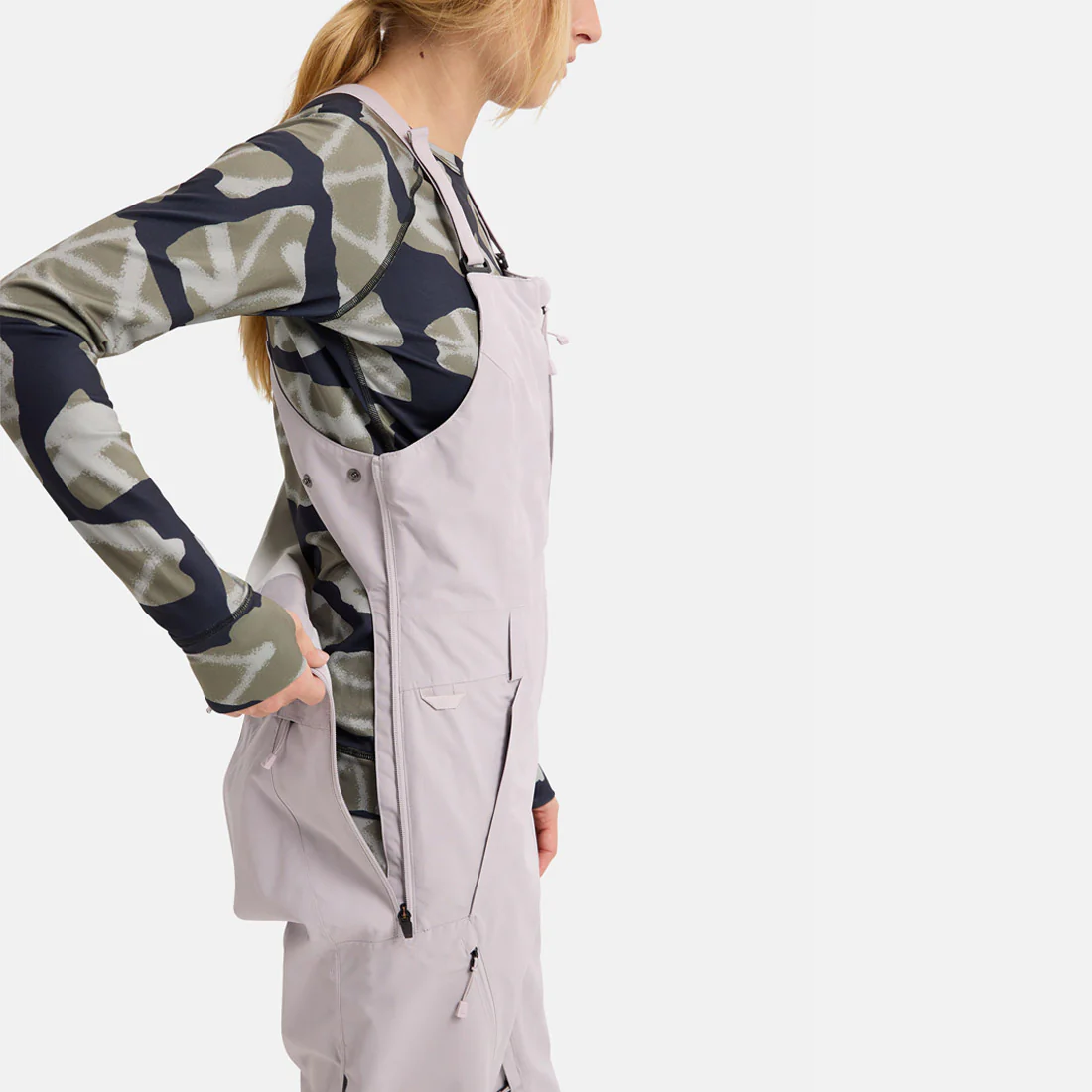 BURTON Women's Reserve 2L Bib Pant 2026 - Washed Lavender - Image 7