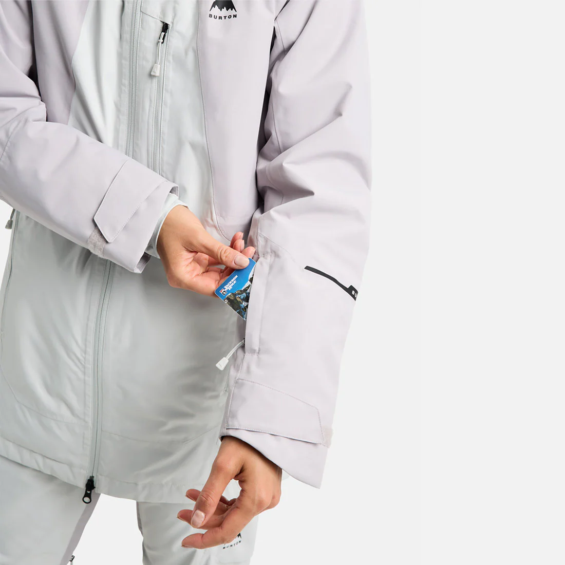 BURTON Women's Reserve 2L Insulated Jacket 2026 - Washed Lavender/Gray Cloud - Image 5