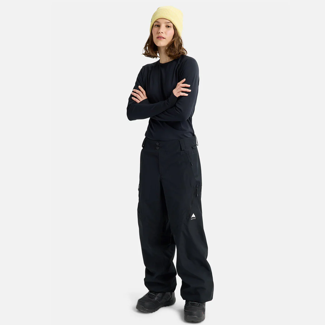 BURTON Women's Reserve 2L Relaxed Pant 2026 - True Black - Image 3