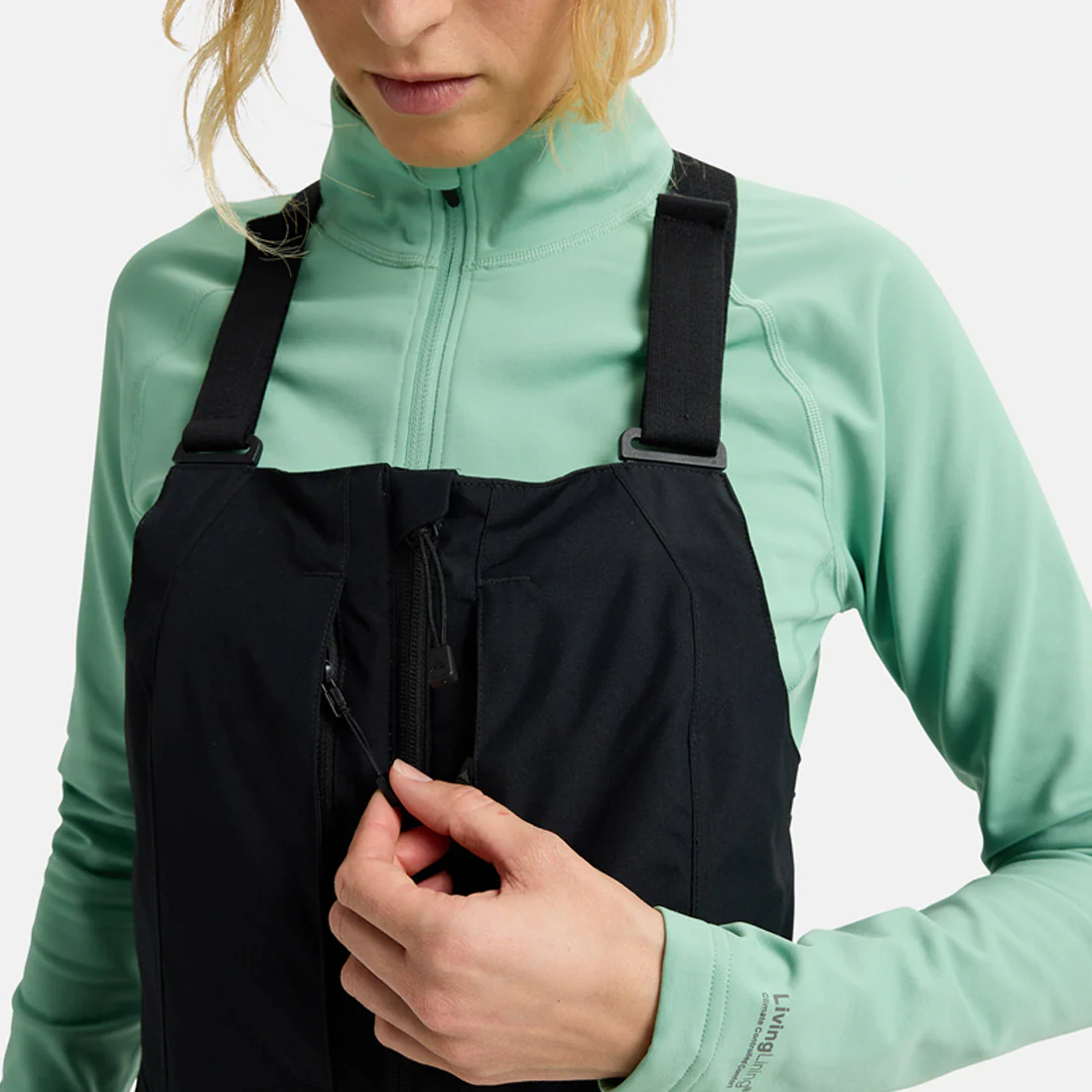 BURTON Women's Reserve Bib Pant 2026 - True Black - Image 4