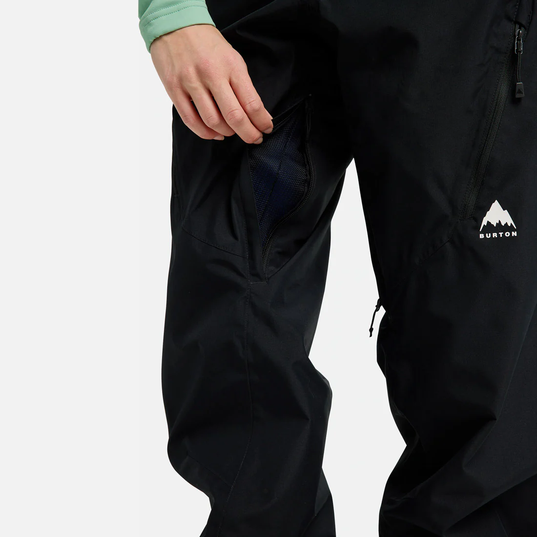 BURTON Women's Reserve Bib Pant 2026 - True Black - Image 5