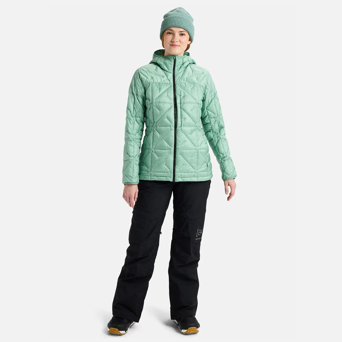 BURTON Women's [ak] Baker Down Hooded Jacket 2026 - Soft Sage - Image 3