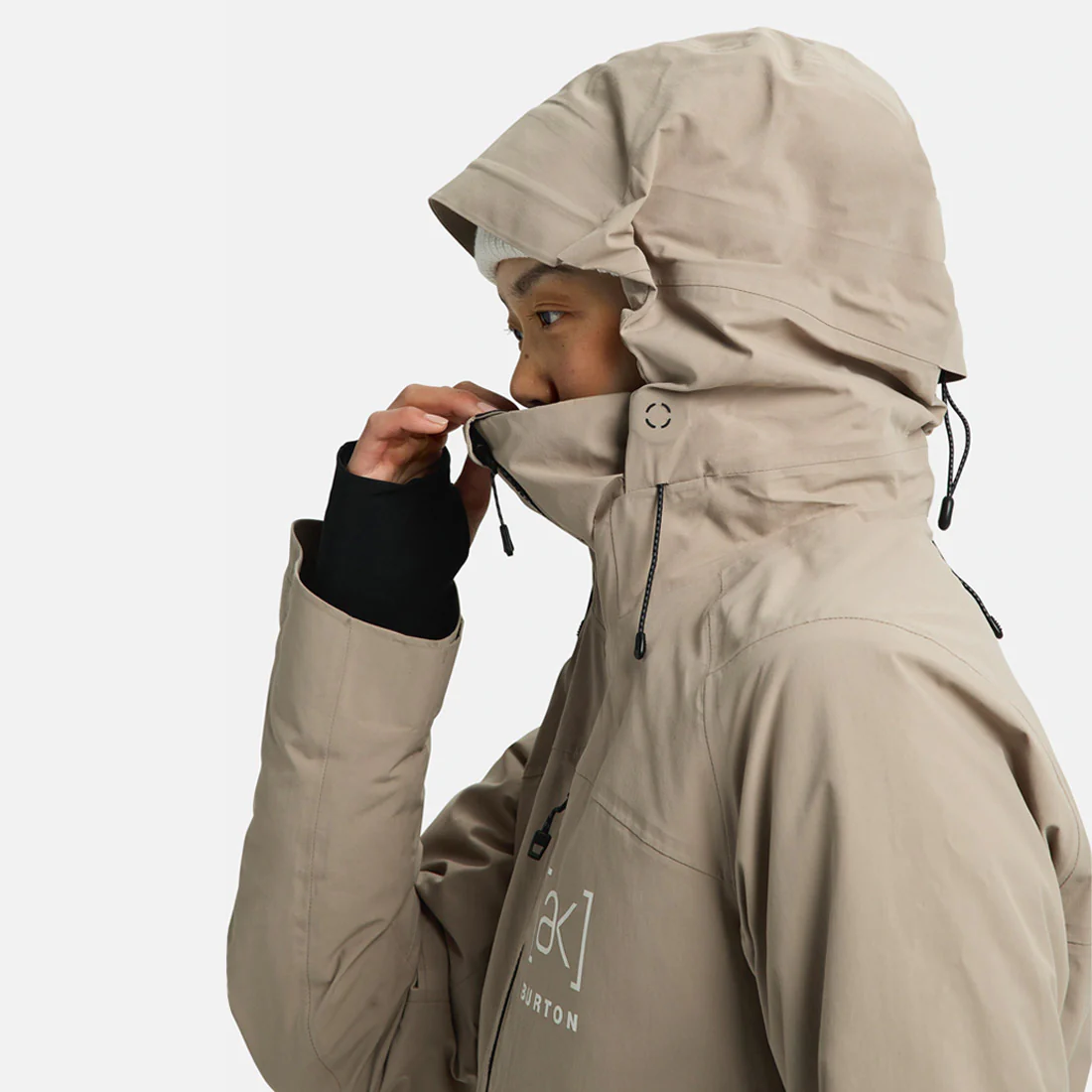 BURTON Women's [ak] Gore-Tex 2L Embark Jacket 2026 - Summit Taupe - Image 3