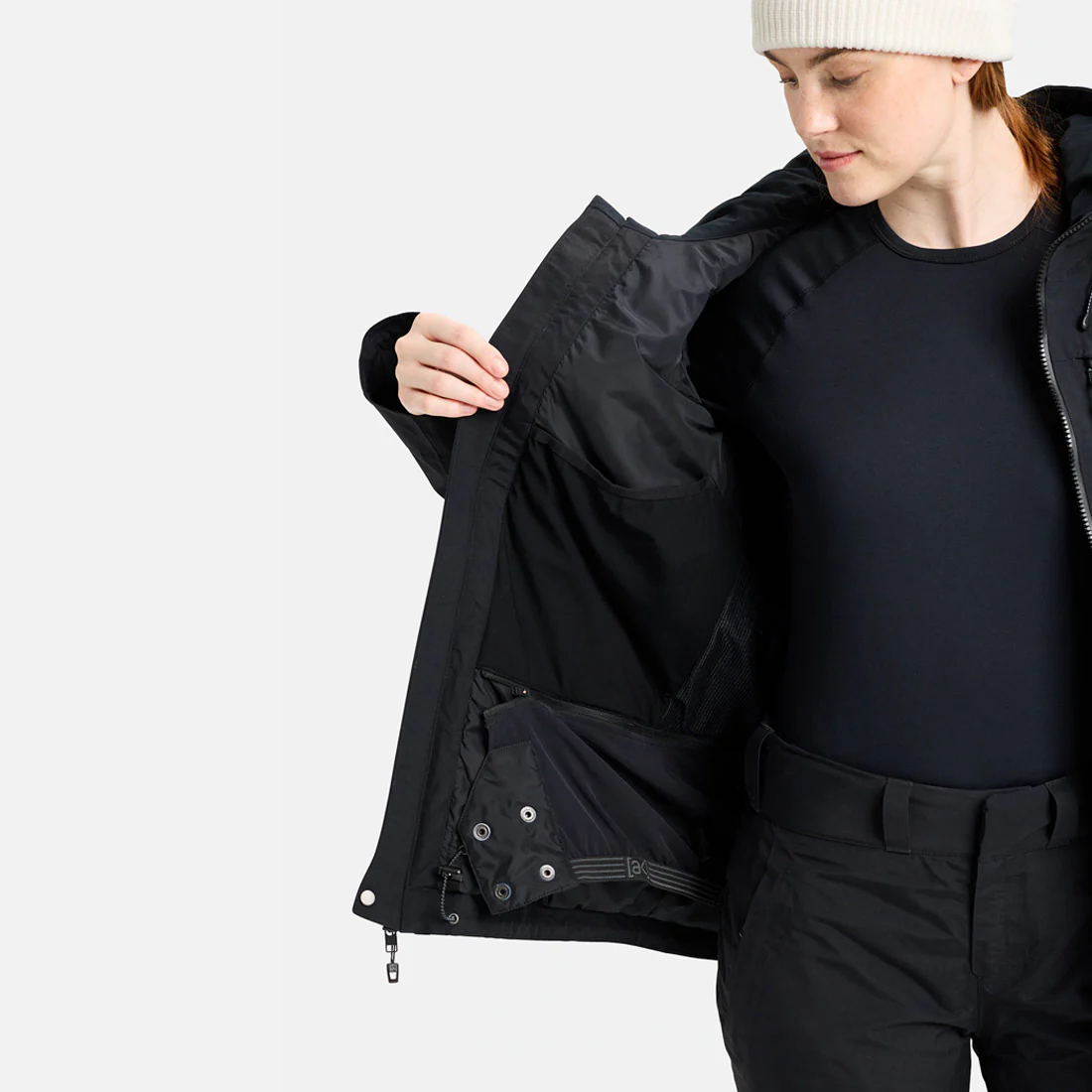 BURTON Women's [ak] Gore-Tex 2L Embark Jacket 2026 - True Black - Image 6