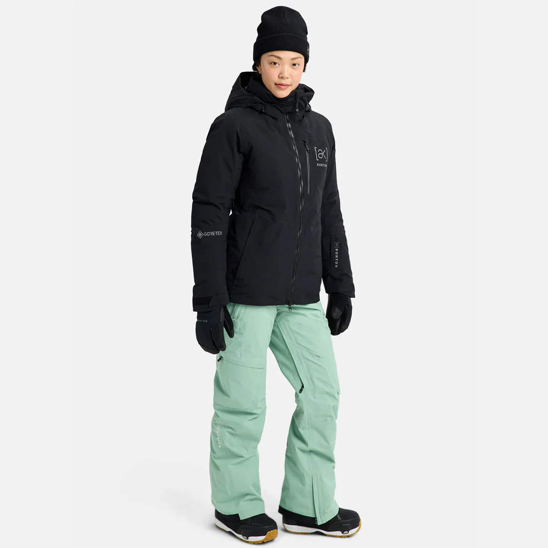 BURTON Women's [ak] Gore-Tex 2L Flare Down Jacket 2026 - True Black - Image 3