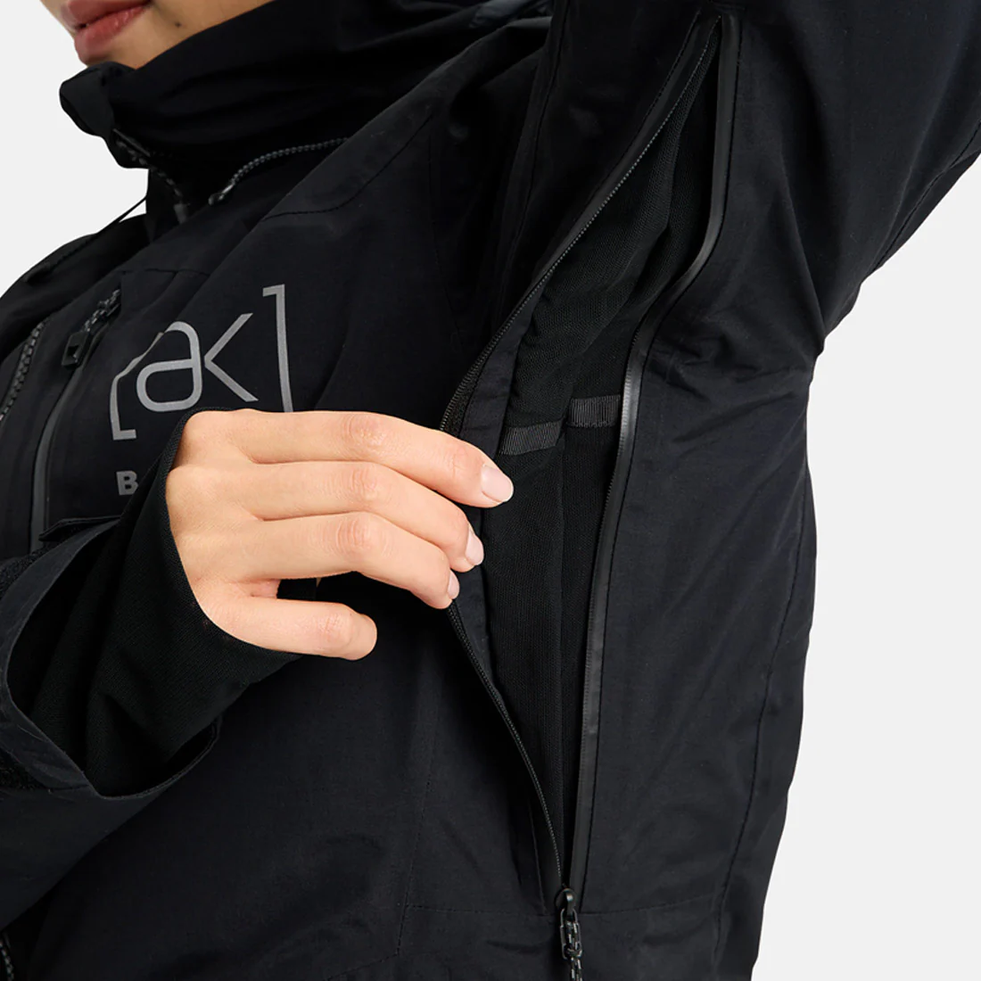 BURTON Women's [ak] Gore-Tex 2L Flare Down Jacket 2026 - True Black - Image 6