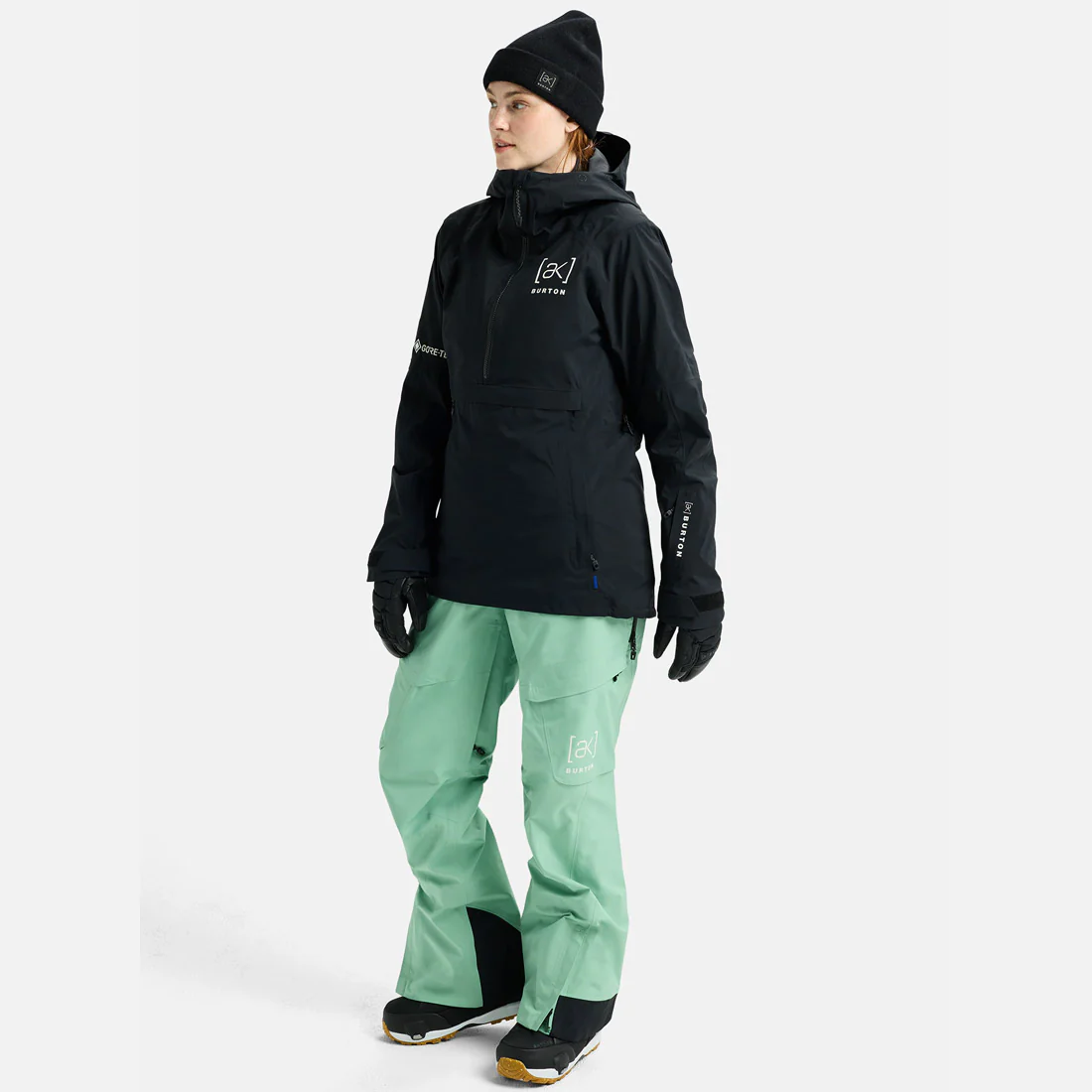 BURTON Women's [ak] Gore-Tex 2L Kimmy Anorak 2026 - True Black - Image 3