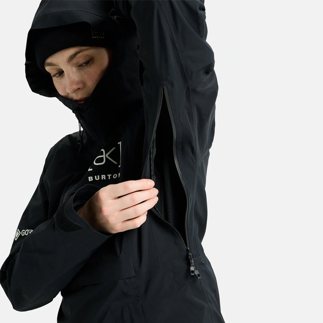 BURTON Women's [ak] Gore-Tex 2L Kimmy Anorak 2026 - True Black - Image 6