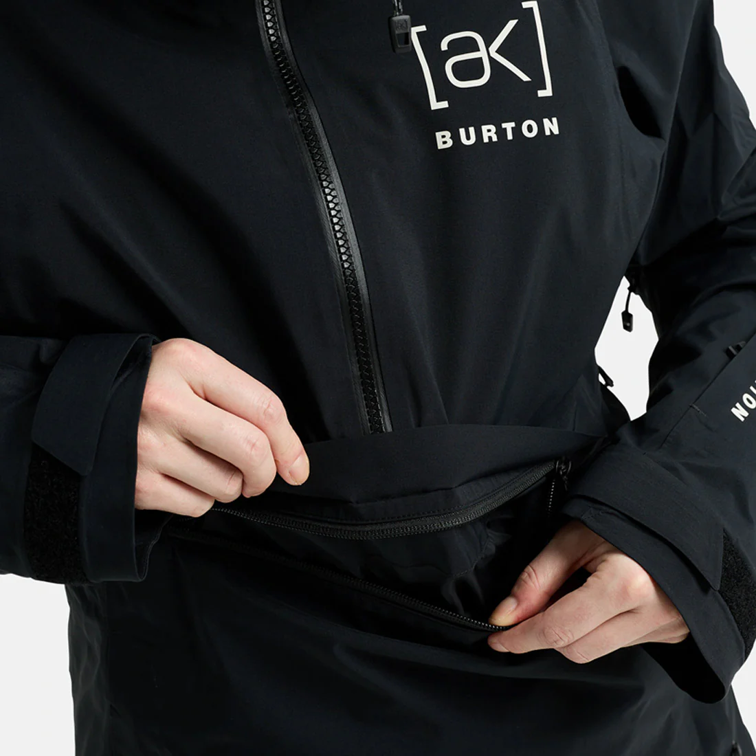 BURTON Women's [ak] Gore-Tex 2L Kimmy Anorak 2026 - True Black - Image 7