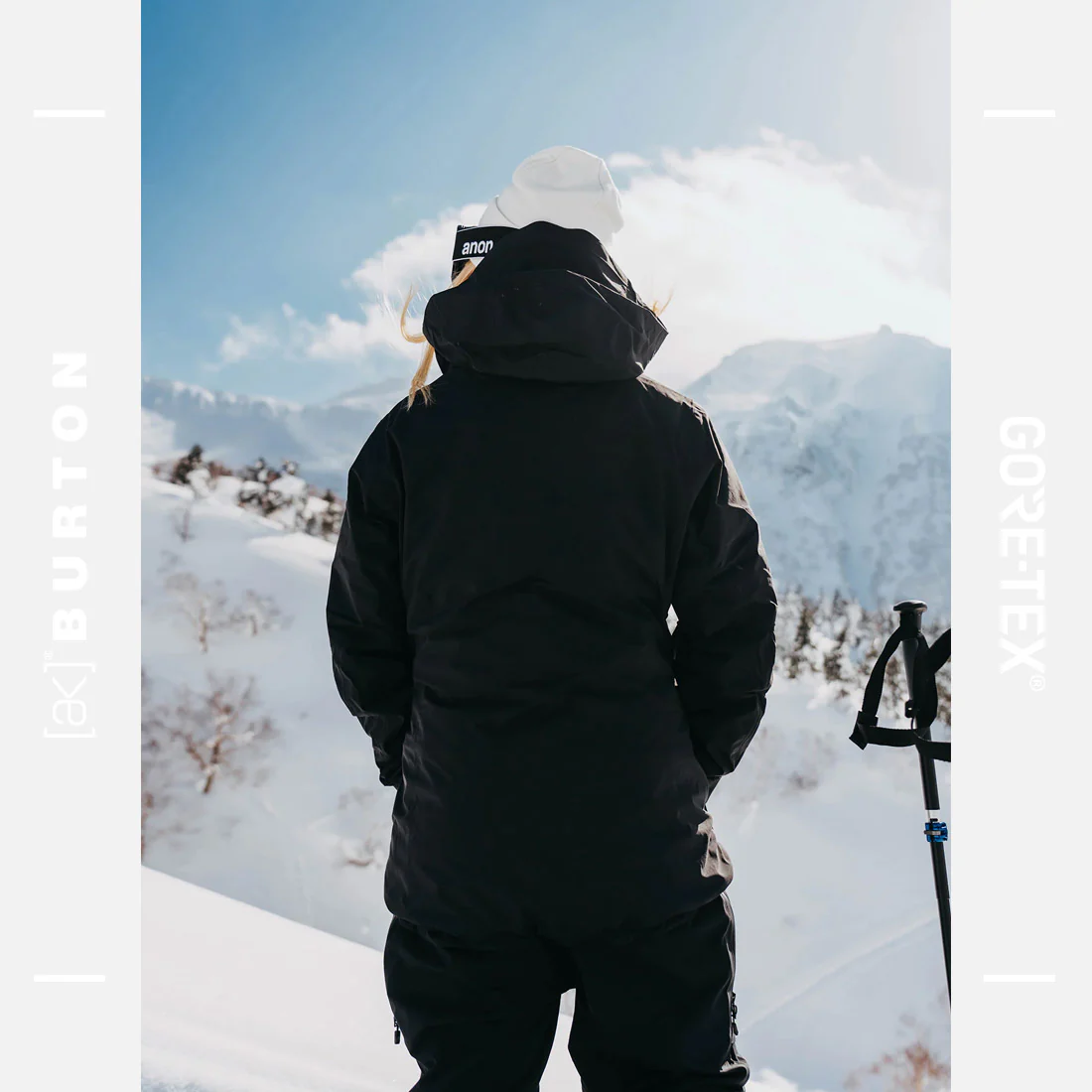 BURTON Women's [ak] Gore-Tex 2L Upshift Jacket 2026 - True Black - Image 3