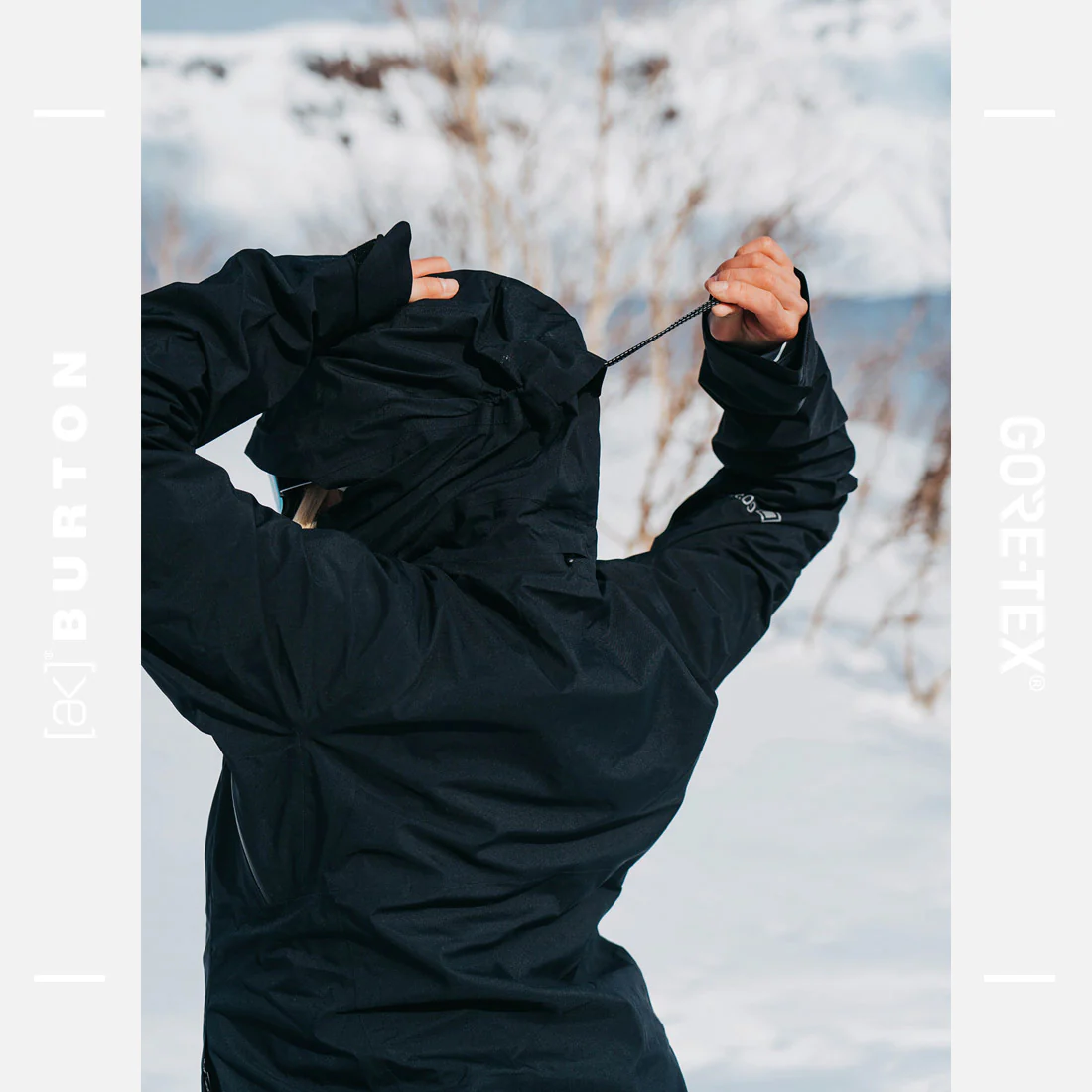 BURTON Women's [ak] Gore-Tex 2L Upshift Jacket 2026 - True Black - Image 4