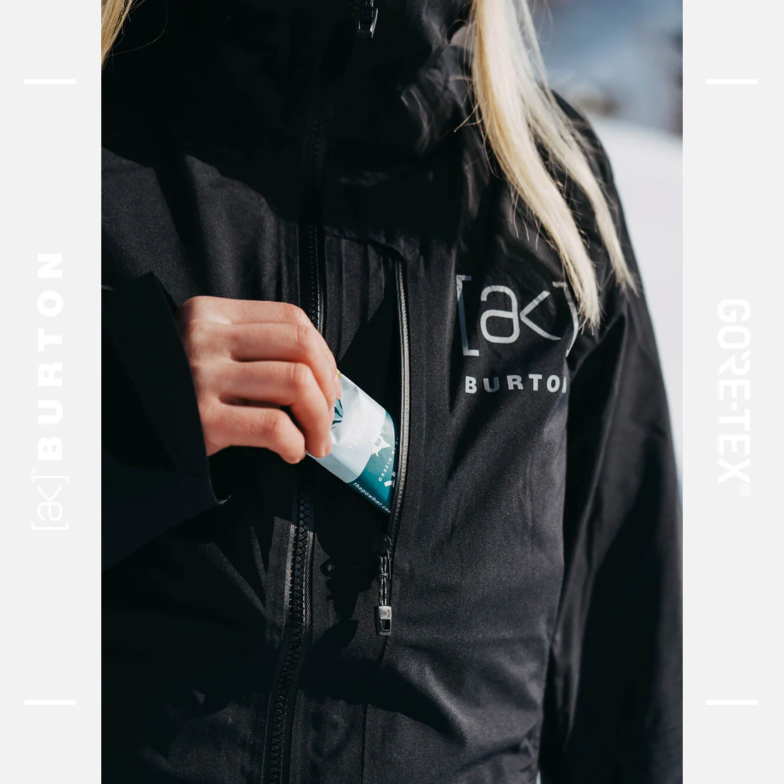 BURTON Women's [ak] Gore-Tex 2L Upshift Jacket 2026 - True Black - Image 7