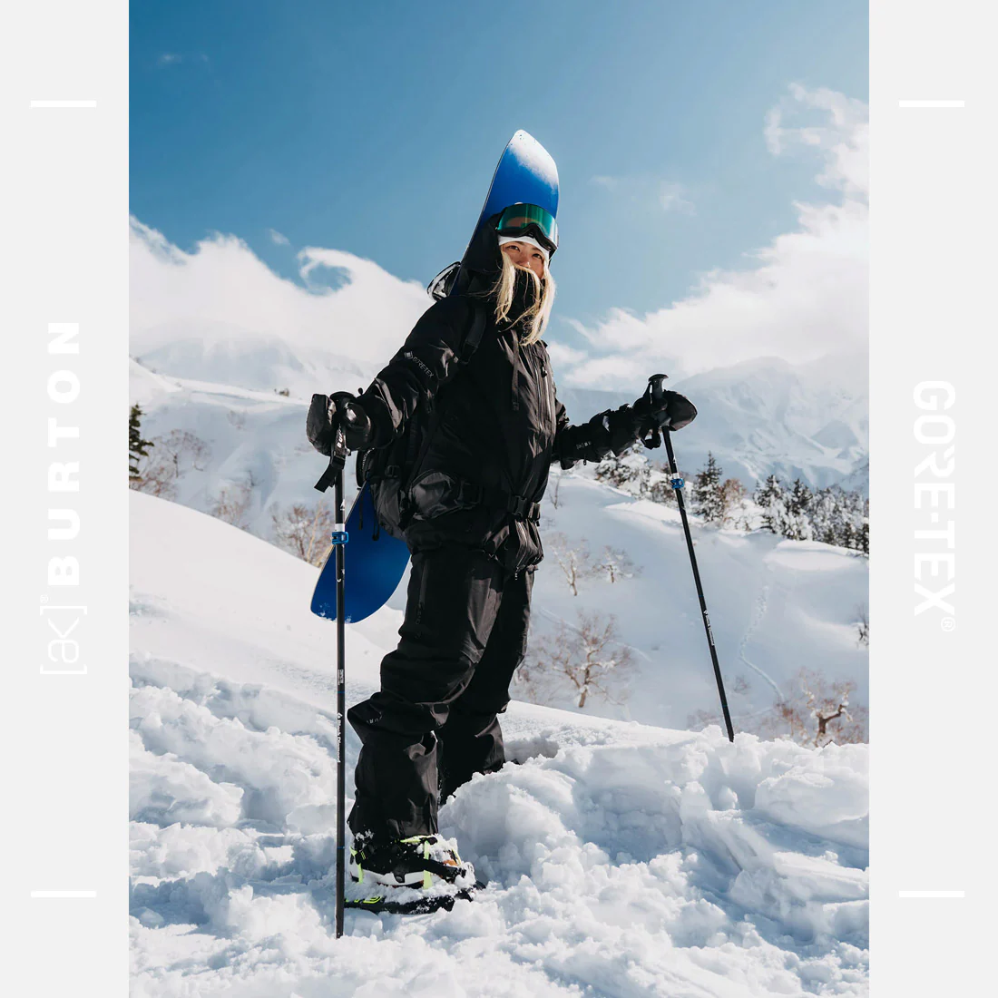 BURTON Women's [ak] Gore-Tex 2L Upshift Jacket 2026 - True Black - Image 9