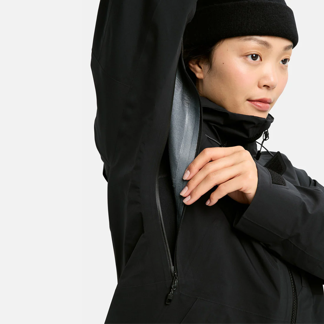 BURTON Women's [ak] Gore-Tex 3L Kimmy Jacket 2026 - True Black - Image 5