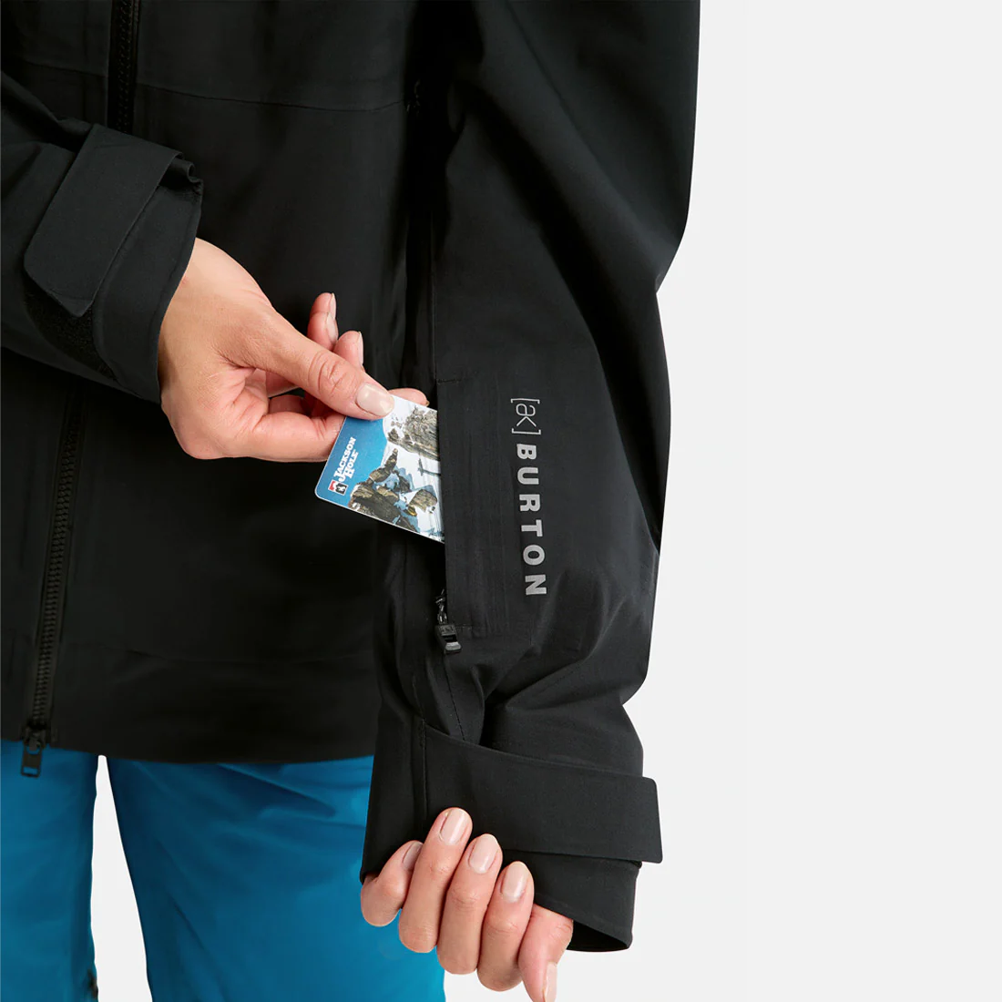 BURTON Women's [ak] Gore-Tex 3L Kimmy Jacket 2026 - True Black - Image 6