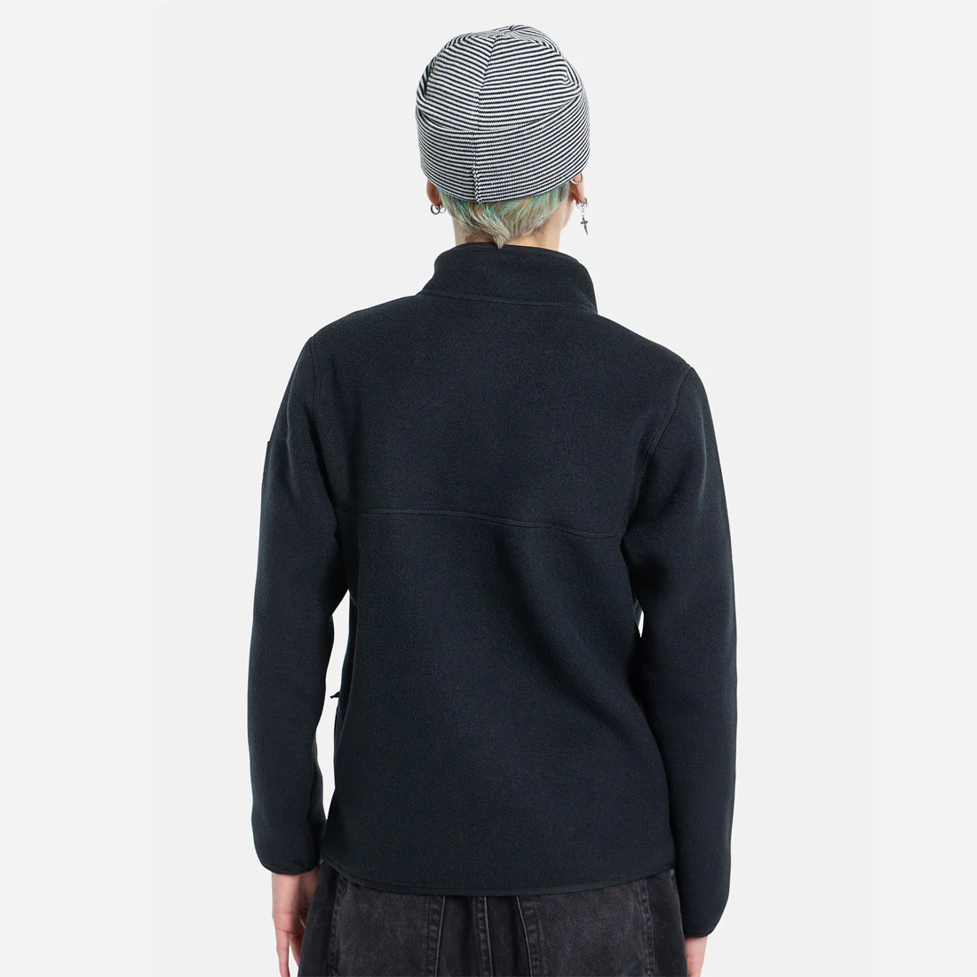 BURTON Women's Cinder Fleece Pullover - True Black - Image 3
