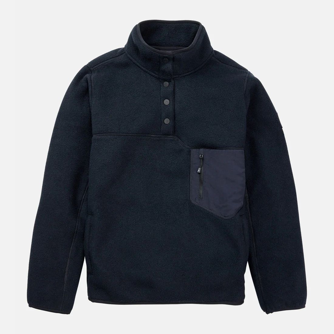 BURTON Women's Cinder Fleece Pullover - True Black - Image 5