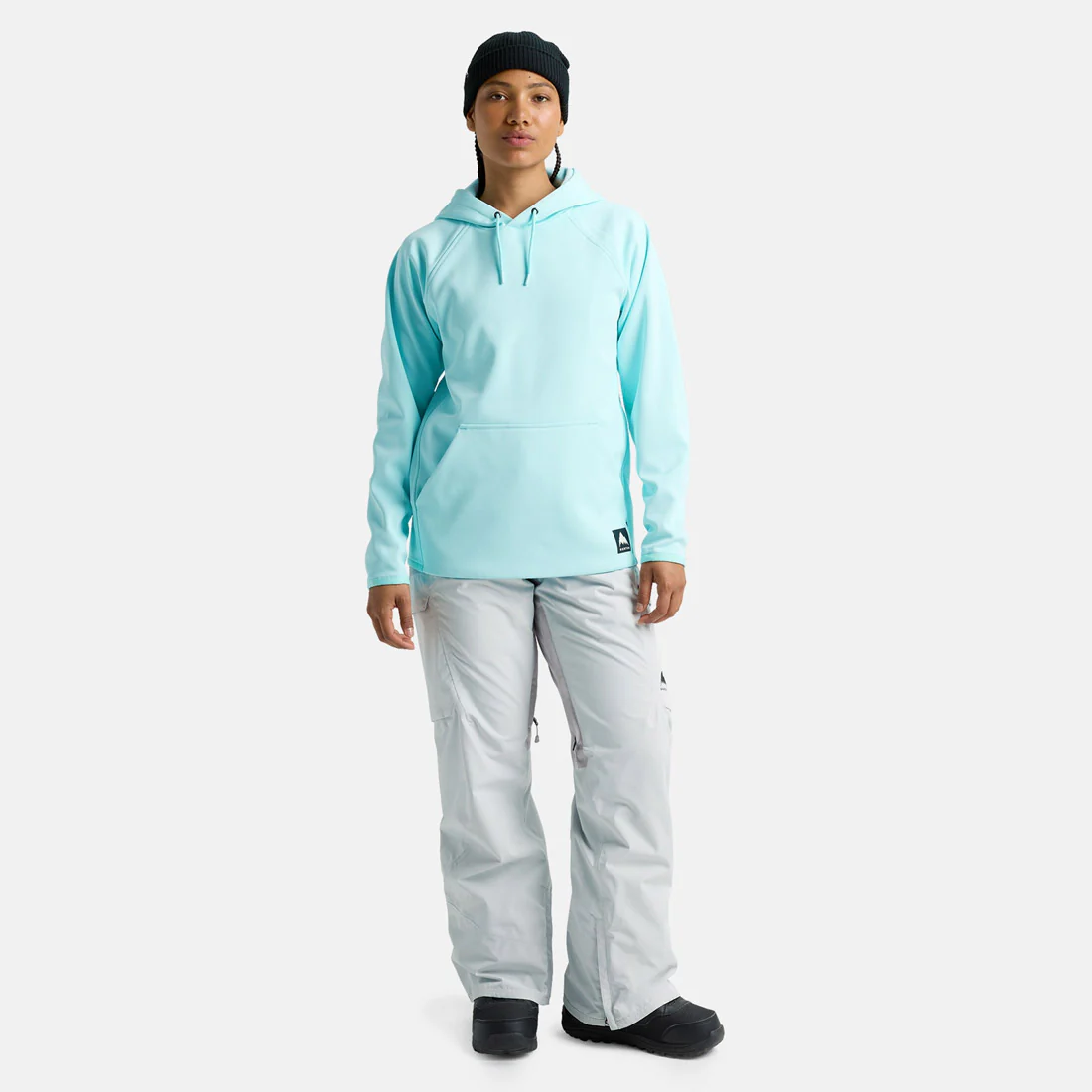 BURTON Women's Crown Weatherproof Pullover Hood - Light Teal - Image 4