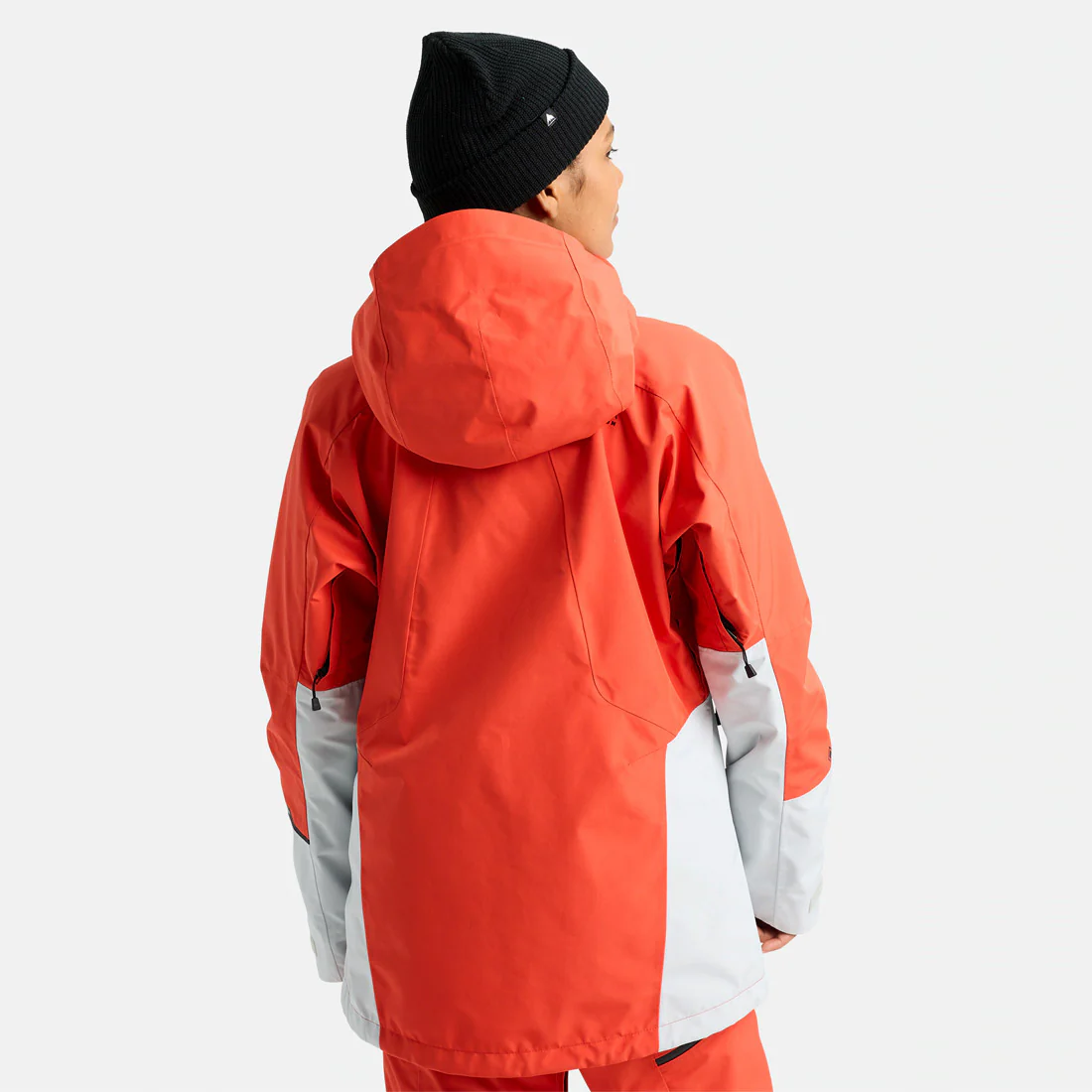 BURTON Women's Gore-Tex 2L Reserve Jacket 2026 - Fiesta Red/Gray Cloud - Image 3