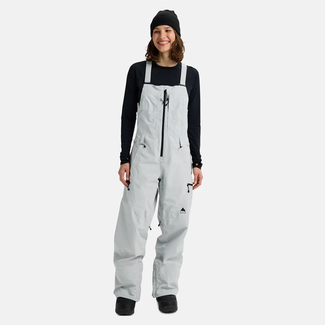 BURTON Women's Gore-Tex 2L Reserve Bib Pant 2026 - Gray Cloud