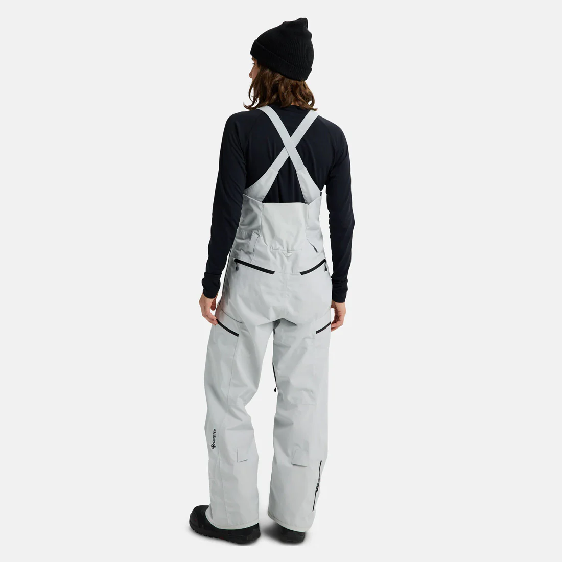 BURTON Women's Gore-Tex 2L Reserve Bib Pant 2026 - Gray Cloud - Image 2
